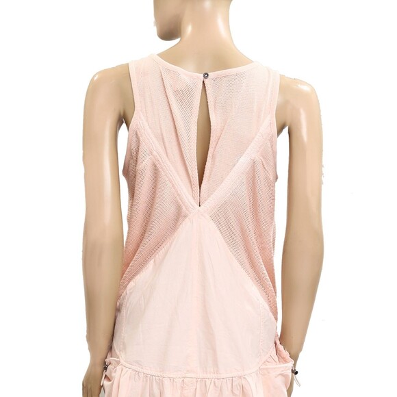 Daily Practice By Anthropologie Hill Up Tiered High-Low Midi Dress L-P 280549 - Picture 8 of 8